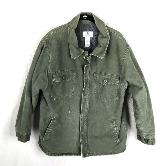 Vf Imagewear Other - VF Imagewear Jacket Mens M Army Green Heavy Canvas Blanket Lined Barn Chore